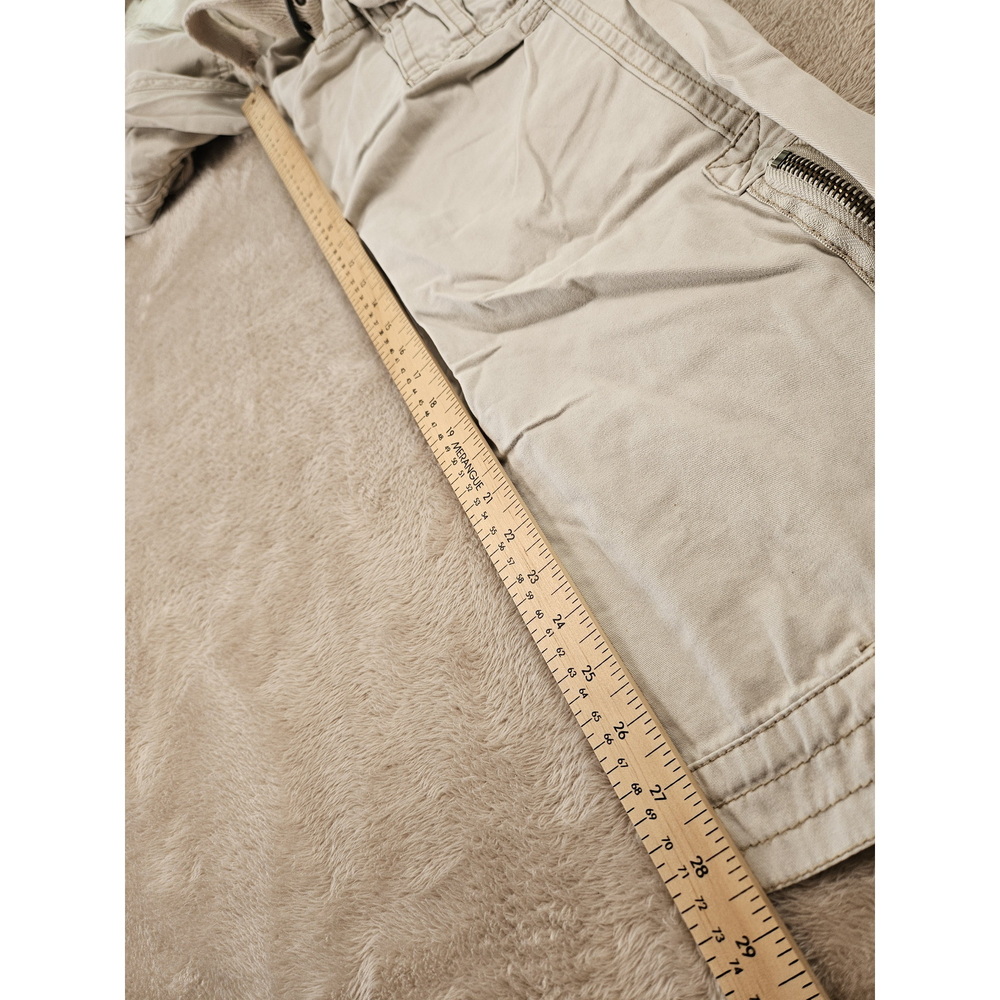 Abercrombie & Fitch Cargo Pants Khaki Tan Wash Multi-pocket Utility Outdoor - Picture 5 of 10